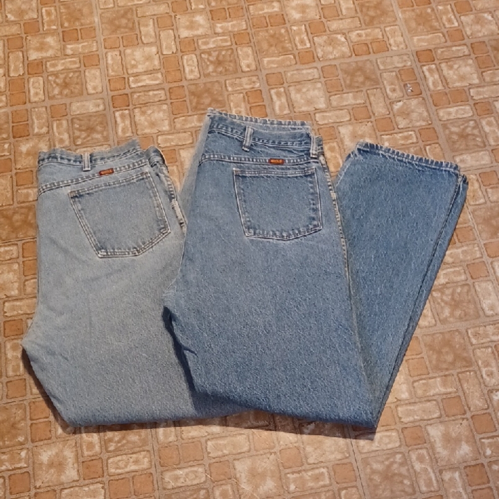 Rustler Men's Blue Jeans 2 Pair Men's Size 36x34